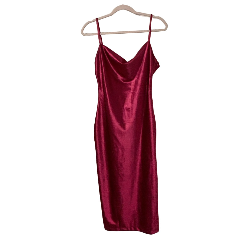 Silk Midi Dress